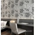 Special design removable led newspaper wallpaper